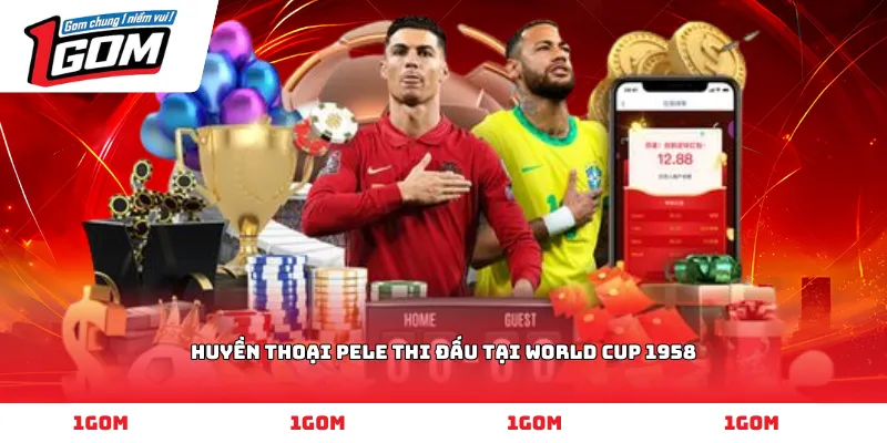 Huyền thoại Pele thi đấu tại World Cup 1958