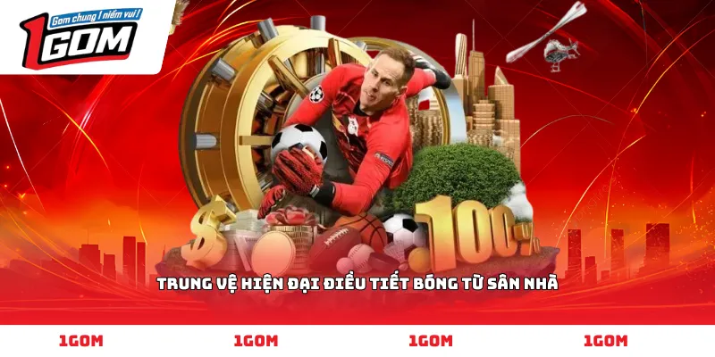 Trung vệ hiện đại điều tiết bóng từ sân nhà